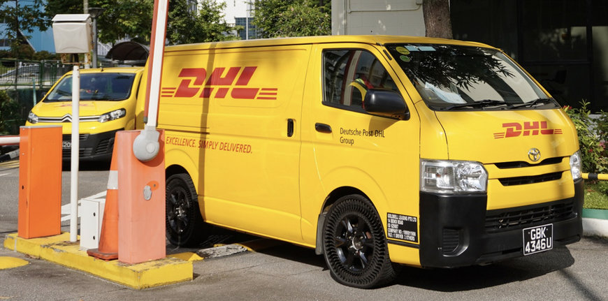 MICHELIN PARTNERS DHL EXPRESS TO TRIAL MICHELIN UPTIS PUNCTURE-PROOF TIRES